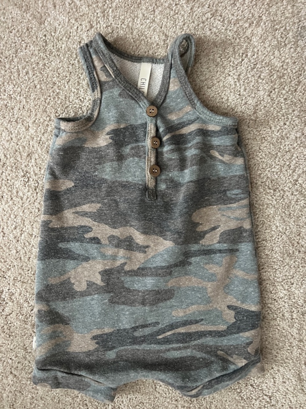 Childhoods Clothing Camo Romper